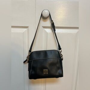 Dooney and Bourke Cameron NWOT shoulder bag. Black saffiano leather.